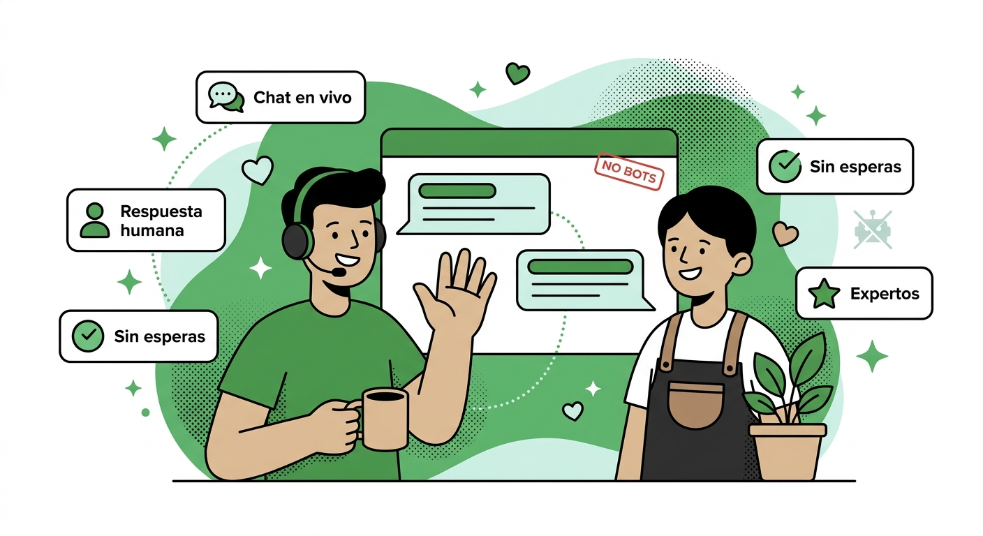 Soporte humano y cercano