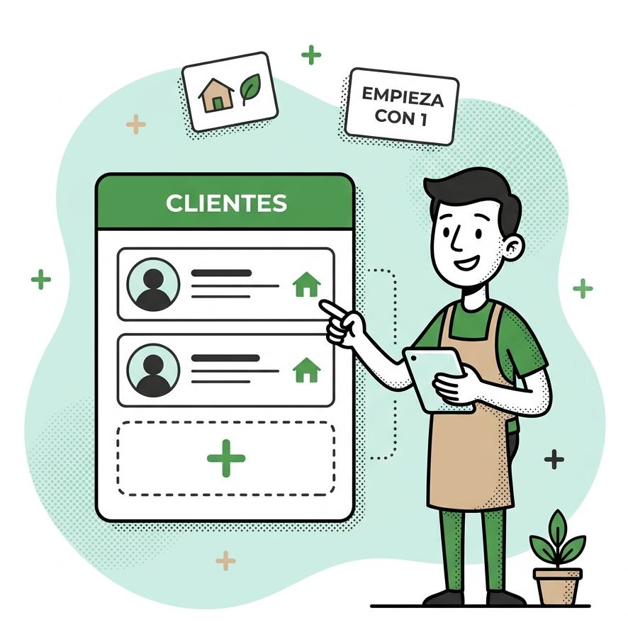 Añade tus clientes en Oxalis